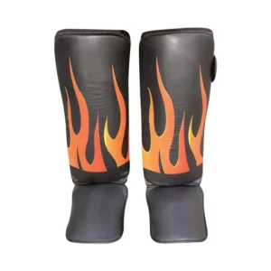 Cowhide Leather Shin Instep Guard