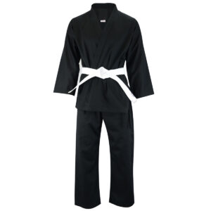 Adult Student Karate Suit Black - 7oz
