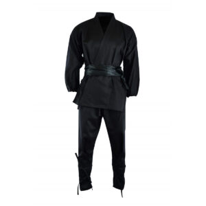 Adult Ninja Suit Cotton Black 8oz